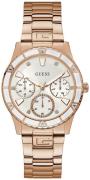 Guess Damklocka W1158L2 Valencia Vit/Roséguldstonat stål Ø38 mm