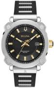 Bulova Herrklocka 98B319 Precisionist Svart/Stål Ø41 mm