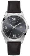 Guess Herrklocka W0874G1 Dress Grå/Läder Ø40 mm