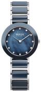 Bering Damklocka 11429-787 Ceramic Blå/Stål Ø29 mm