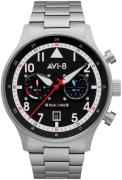 AVI-8 Herrklocka AV-4088-11 Hawker Hurricane Svart/Stål Ø43 mm