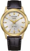 Citizen Herrklocka AW0102-13A Silverfärgad/Läder Ø40 mm