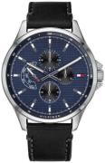 Tommy Hilfiger Herrklocka 1791616 Blå/Läder Ø44 mm