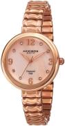 Akribos XXIV Damklocka AK765RG Vit/Roséguldstonat stål Ø36 mm