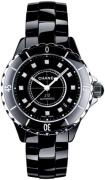 Chanel Damklocka H1626 J12 Svart/Keramik Ø38 mm