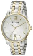 Bulova Damklocka 98P149 Bracelet Silverfärgad/Gulguldtonat stål