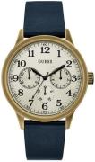 Guess Herrklocka W1101G2 Trend Vit/Läder Ø46 mm