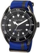 Nautica Herrklocka NAPPRF002 Svart/Textil Ø45 mm