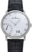 Blancpain Herrklocka 6668-1127-55B Villeret Vit/Läder Ø40.5 mm