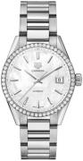 TAG Heuer Damklocka WBK2316.BA0652 Carrera Lady Vit/Stål Ø36 mm