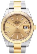 Rolex Herrklocka 126303-0009 Datejust 41 Gulguldstonad/18 karat gult