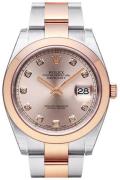 Rolex Herrklocka 126301-0007 Datejust 41 Roséguldstonad/18 karat