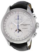 Baume & Mercier Herrklocka MOA10278 Clifton Silverfärgad/Läder