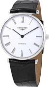 Longines Herrklocka L4.908.4.11.2 Grande Classique Vit/Läder Ø36 mm