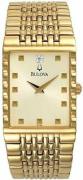 Bulova Herrklocka 97F58 Diamond Beige/Gulguldtonat stål