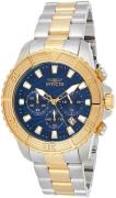 Invicta Herrklocka 24002 Pro Diver Blå/Gulguldtonat stål Ø45.5 mm