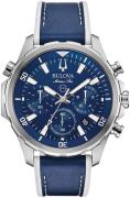 Bulova Herrklocka 96B287 Marine Star Blå/Gummi Ø43 mm