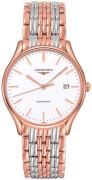 Longines Herrklocka L4.960.1.12.7 Lyre Vit/Roséguldstonat stål