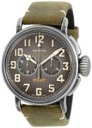 Zenith Herrklocka 11.2430.4069-21.C773 Pilot Grå/Läder Ø45 mm