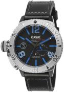 U-Boat Herrklocka 9014 Classico Svart/Gummi Ø46 mm