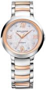 Baume & Mercier Damklocka M0A10239 Promesse Vit/Roséguldstonat