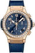 Hublot Herrklocka 341.PX.7180.LR.1204 Big Bang 41mm Blå/Gummi Ø41 mm