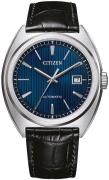 Citizen Herrklocka NJ0100-46L Classic Blå/Läder Ø42 mm