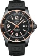 Breitling Herrklocka U17368221B1S1 Superocean 46 Svart/Gummi Ø46 mm