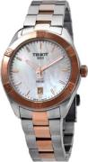 Tissot Damklocka T101.910.22.111.00 Pr 100 Vit/Gulguldtonat stål