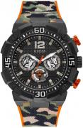 Guess Herrklocka GW0264G2 Svart/Gummi Ø49 mm