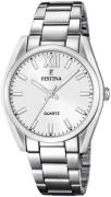 Festina Damklocka F20622-1 Boyfriend Silverfärgad/Stål Ø36.8 mm