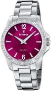 Festina Damklocka F20593-2 Mademoiselle Rosa/Stål Ø34.5 mm