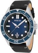 Invicta Herrklocka 33515 Vintage Blå/Läder Ø44 mm