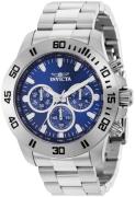 Invicta Herrklocka 21482 Specialty Blå/Stål Ø45 mm