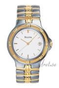 Bulova Herrklocka 98B52 Bracelet Herr Vit/Stål Ø34 mm