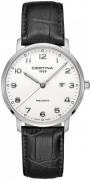 Certina Herrklocka C035.410.16.012.00 Ds Caimano Vit/Läder Ø39 mm