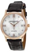 Baume & Mercier Herrklocka MOA10077 CLASSIMA Silverfärgad/Läder