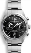 Bell & Ross Herrklocka BRV126-BL-ST-SST BR 126 Svart/Stål Ø41 mm