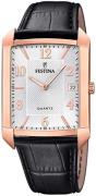 Festina Herrklocka F20465-1 Classic Silverfärgad/Läder