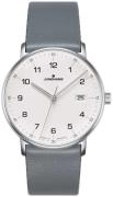 Junghans Herrklocka 41/4885.00 Form Vit/Läder Ø39.3 mm