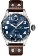 IWC Herrklocka IW515202 Big Pilot Blå/Läder Ø46 mm