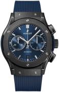 Hublot Herrklocka 521.CM.7170.RX Classic Fusion Blå/Gummi Ø45 mm