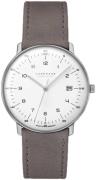 Junghans 59/2021.02 Max Bill Silverfärgad/Läder Ø38 mm