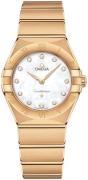 Omega Damklocka 131.50.28.60.55.002 Constellation Quartz 28Mm Vit/18