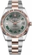 Rolex Herrklocka 126331-0015 Datejust 41 Grå/18 karat roséguld Ø41