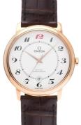 Omega Herrklocka 424.53.40.20.04.005 De Ville Prestige Vit/Läder