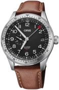 Oris Herrklocka 01 748 7756 4064-07 5 22 07LC Aviation Svart/Läder