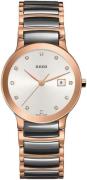 Rado Damklocka R30555762 Centrix Silverfärgad/Roséguldstonat stål