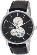 Rado Herrklocka R22894155 Coupole Svart/Läder Ø41 mm