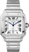 Cartier Herrklocka WSSA0018 Santos De Vit/Stål